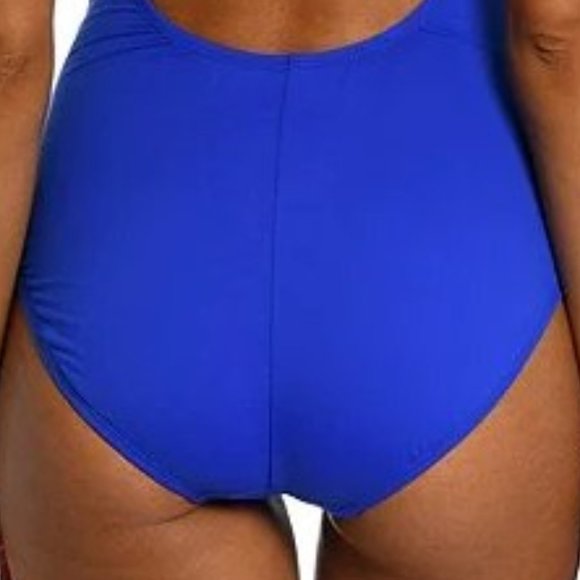 LA BLANCA "Sapphire" Strappy-Back Tummy-Control Swimsuit NEW W… - Picture 7 of 14